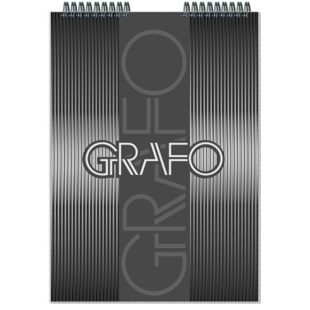 Блокнот Полином Графо А4 50 листов черный в клетку на спирали (203х290 мм) Блокнот Полином Графо А4 50 листов черный в клетку на спирали (203х290 мм)