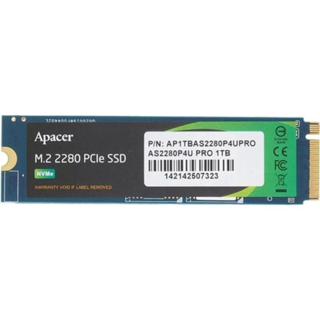 SSD накопитель Apacer AS2280P4U Pro 1 ТБ (AP1TBAS2280P4UPro-1)