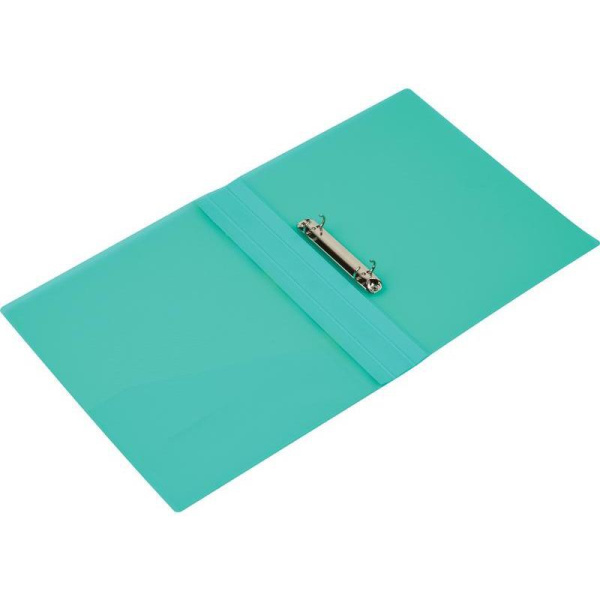 Папка на 2-х кольцах Attache Diagonal пластиковая 25 мм зеленая