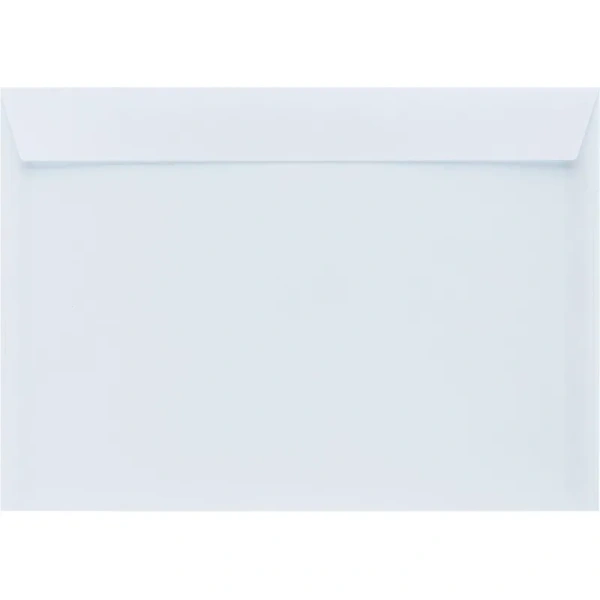 Конверт Комус С5 80 г/кв.м белый стрип с внутренней запечаткой (1000  штук в упаковке)