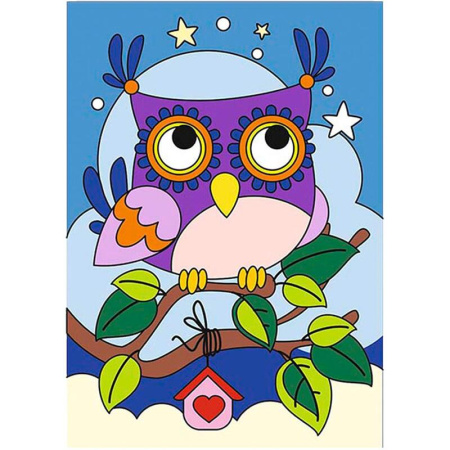 Картина по номерам Lori Совушка