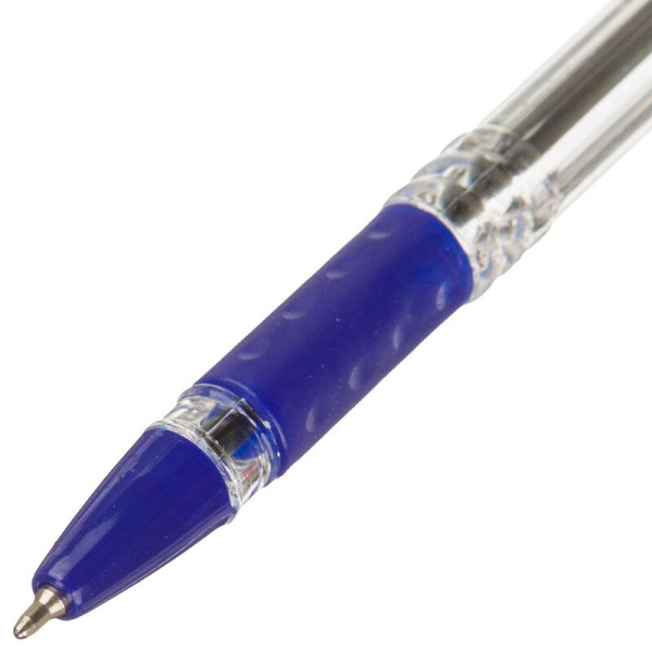 Ручка шариковая неавтоматическая Attache Glori синяя (толщина линии 0.3  мм)