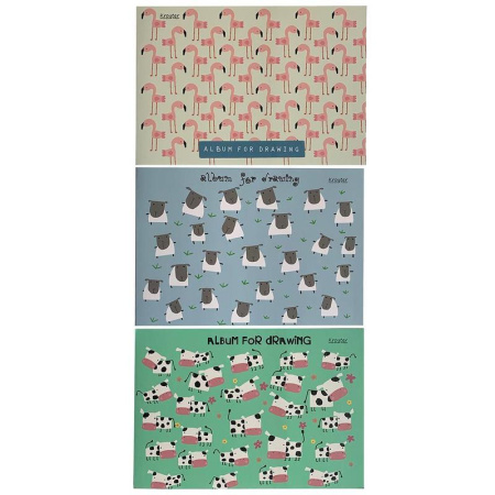 Альбом для рисования Kroyter Аnimals А4 30 листов (64621М)