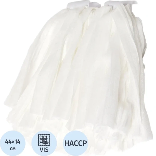 Насадка МОП для верёвочной швабры Росмоп Scen L вискоза 44x14 см белая