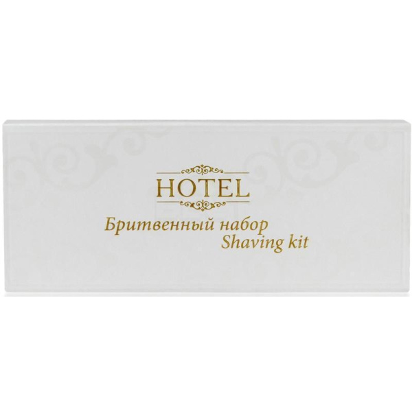 Бритвенный набор Hotel картон (крем для бритья, станок, 200 штук в  упаковке)