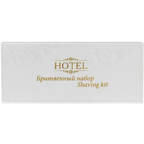 Бритвенный набор Hotel картон (крем для бритья, станок, 200 штук в  упаковке)