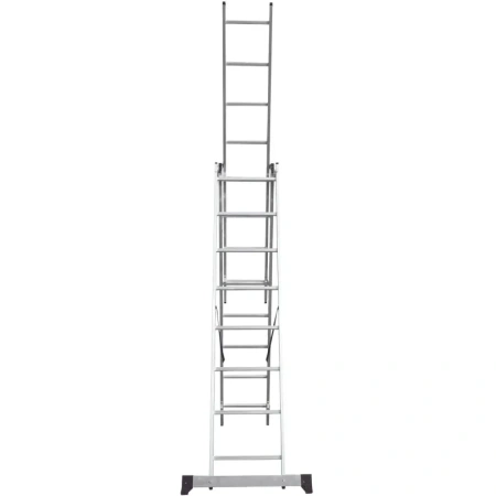 Лестница Новая Высота NV 1230 алюминиевая трёхсекционная 3х8 ступеней  (1230308)
