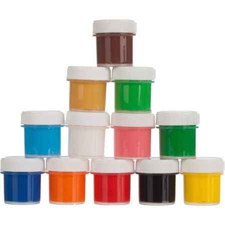 Гуашь №1 School Отличник 12 цветов