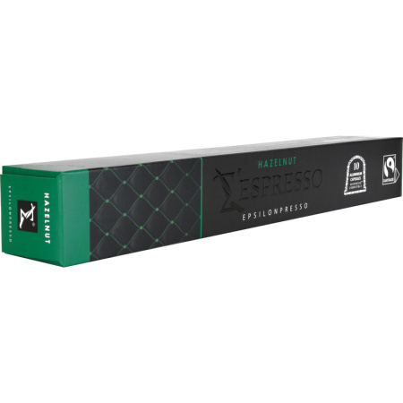 Кофе в капсулах для кофемашин Epsilonpresso Hazelnut (10 штук в  упаковке)