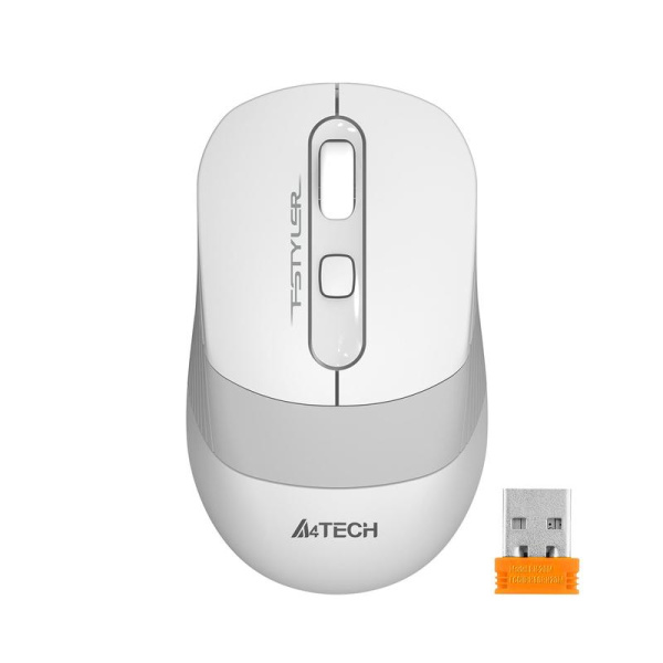 Мышь беспроводная A4Tech Fstyler FG10 бело-серая (FG10 WHITE)