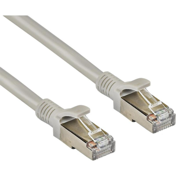 Патч-корд витая пара ExeGate FTP-RJ45-RJ45-C5e-CU-10M-GY 5e 10 м