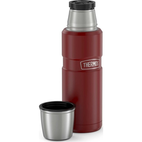 Термос Thermos King King SK2000 Rustic 750 мл красный (глубокая винтовая  пробка)