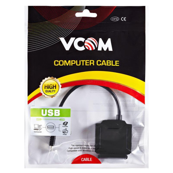 Кабель Vcom USB Type-C - SATA (CU819)