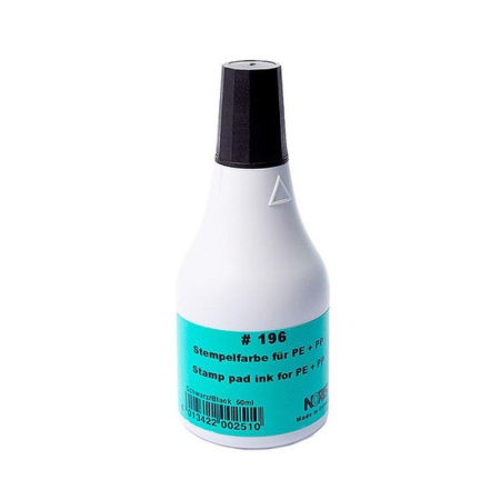 Краска штемпельная специальная Noris 196С, черная для полипропилена, полиэтилена (50 мл) Краска штемпельная специальная Noris 196С, черная для полипропилена, полиэтилена (50 мл)