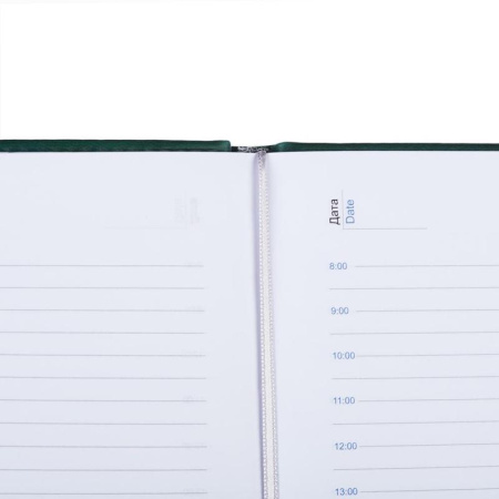 Ежедневник недатированный Attache Вива искусственная кожа А5 176 листов зеленый (148x218 мм)