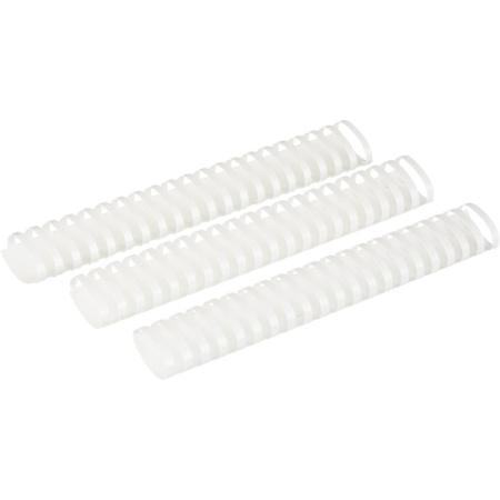 Пружины для переплета пластиковые 45 мм белые (50 штук в упаковке)