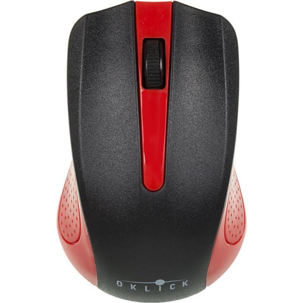 Мышь компьютерная Oklick 485MW черно-красная