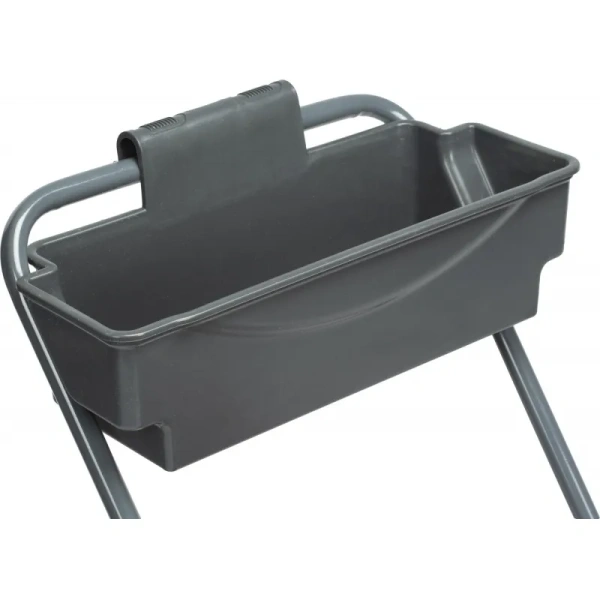 Тележка уборочная одноведерная 25л отжим, контейнер, мет.каркас ТК722