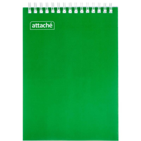 Блокнот Attache 60 листов темно-зеленый в клетку на спирали (140х195 мм) Блокнот Attache 60 листов темно-зеленый в клетку на спирали (140х195 мм)
