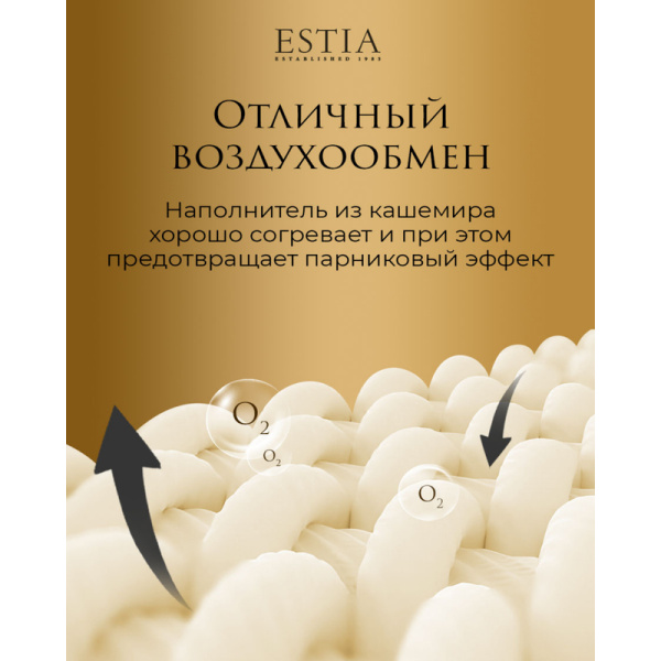 Подушка Estia Непальский кашемир 50х70 см микроволокно/хлопок