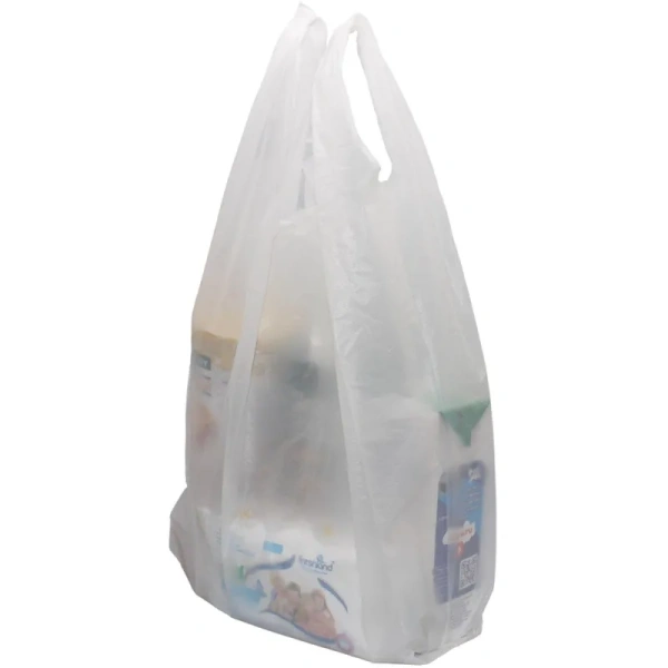 Пакет-майка Артпласт ПНД 12 мкм белый (45+30х75 см, 50 штук в упаковке)