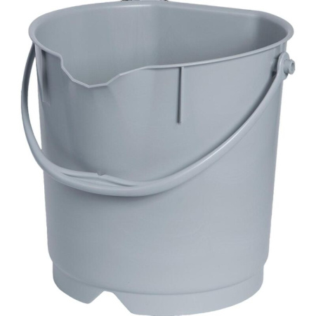 Ведро FBK 9 л пластиковое серое