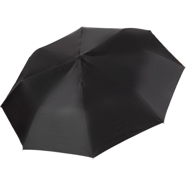 Зонт складной полуавтомат 8 спиц черный