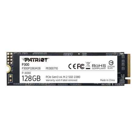 SSD накопитель Patriot P300 128 ГБ (P300P128GM28B)