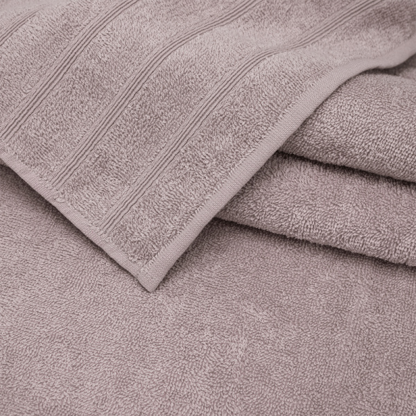 Набор полотенец махровых Стрикт 3 штуки 30x60 см - 1 штука/50x80 см - 1  штука/70x130 см - 1 штука 360 г/кв.м бежевые