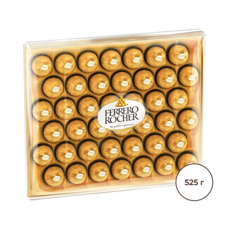 Конфеты Ferrero Rocher с кремом и лесным орехом 525 г