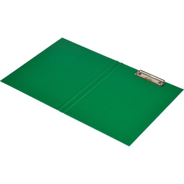 Папка-планшет Attache A4 картонная зеленая с крышкой