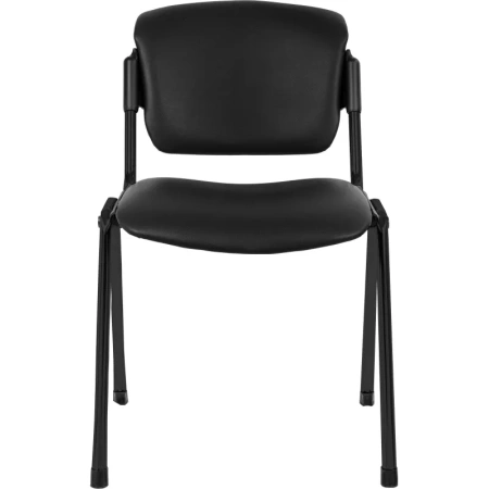 Стул офисный Era чёрный (экокожа, металл)