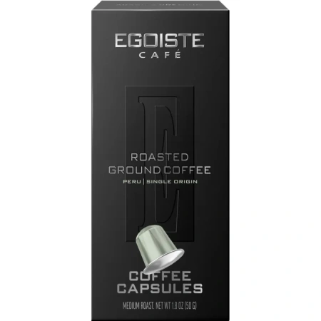 Кофе в капсулах для кофемашин Egoiste Peru (10 штук в упаковке)