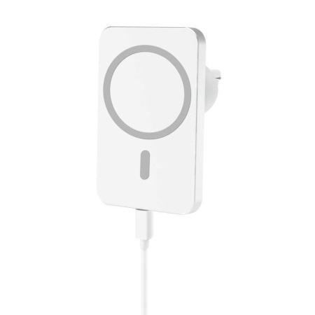 Автомобильный держатель MagSafe + БЗУ MagSafe Accesstyle Crimson MS15W  White