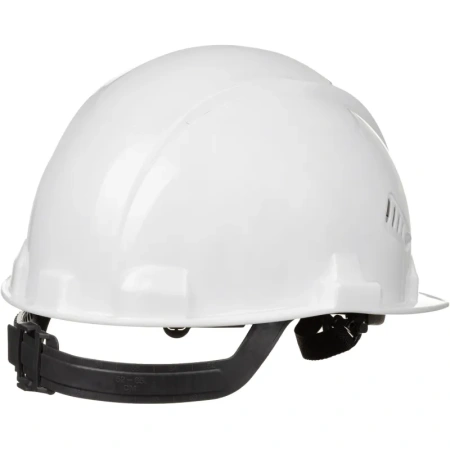 Каска защитная TOPFORT Стандарт 101 белая с ленточным механизмом