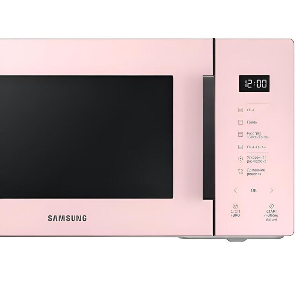 Микроволновая печь Samsung MG23T5018AP/BW 23л. 800Вт розовый/черный
