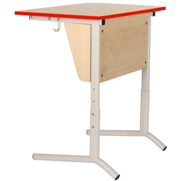 Стол ученический одноместный СУО-5Р (бук/серый, рост 4-6)