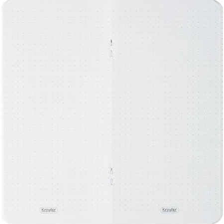 Бизнес-тетрадь Kroyter Flowers А5- 40 листов разноцветная в точку на скрепке (110х206 мм)