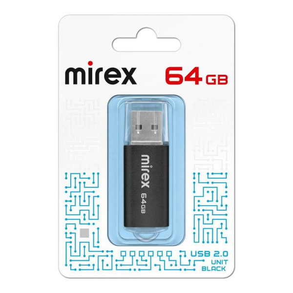 Флешка USB 2.0 64 ГБ Mirex Unit (13600-FMUUND64)
