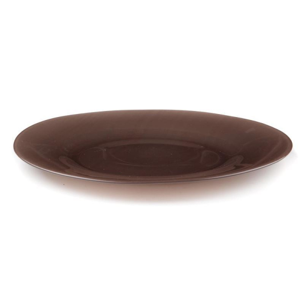 Тарелка стекло Pasabahce Браун Сити диаметр 260 мм коричневая  (10328SLBD82)