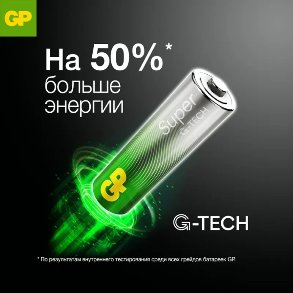 Батарейки GP Super средние C LR14 (2 штуки в упаковке)