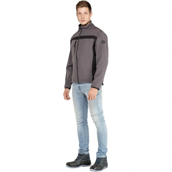 Куртка рабочая демисезонная мужская Delta Plus Lulea серая/чёрная  (размер 56-58, рост 196-204)