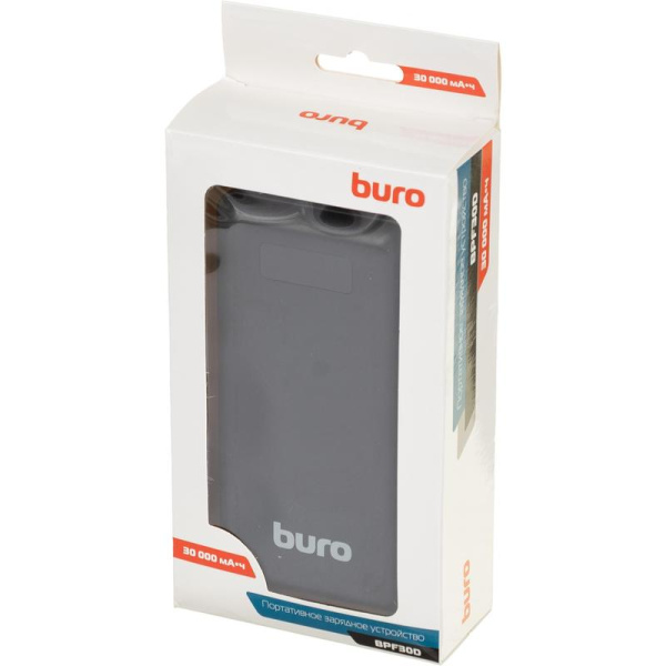 Внешний аккумулятор (power bank) Buro BPF30D 30000 мАч BPF30D22PBK
