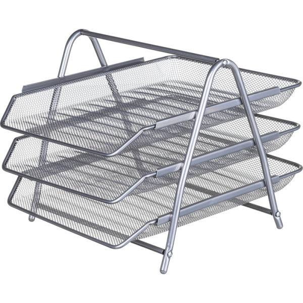 Набор настольный Attache металлический серебристый (5 предметов)