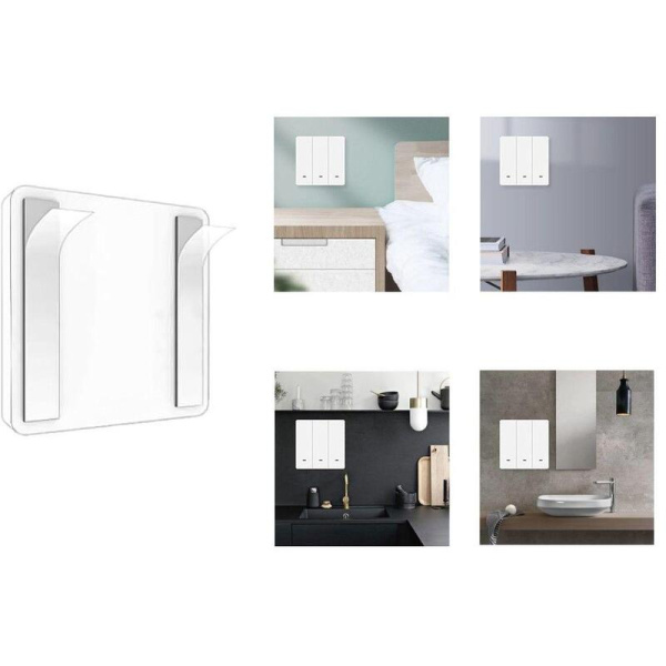 Выключатель MOES ZigBee 3-Gang Wireless Switch белый (ZT-B-EU3)