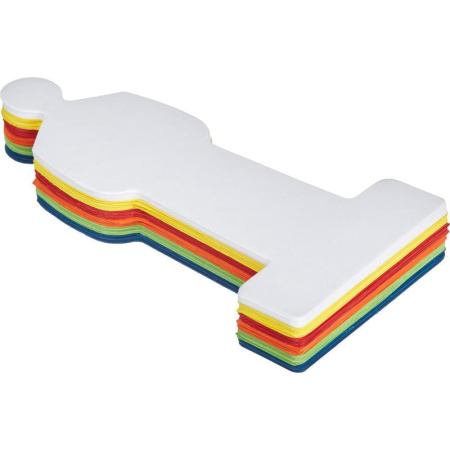 Карты модерационные для записей 200 мм разноцветные (люди, плотность 130 г/кв.м)