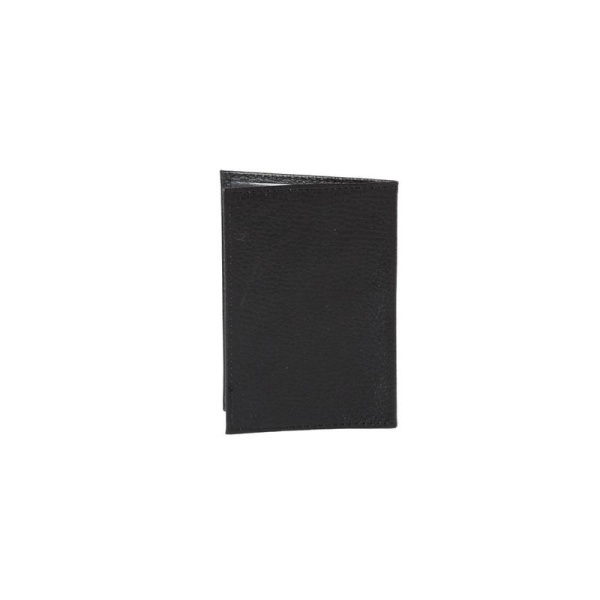 Обложка на паспорт Кожевенная Мануфактура Герб из натуральной кожи  черного цвета (Op0340303)