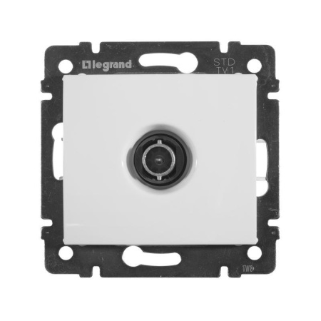 Розетка телевизионная Legrand Valena белая (694284)
