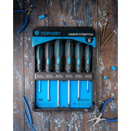 Набор отверток TOPFORT 6 штук