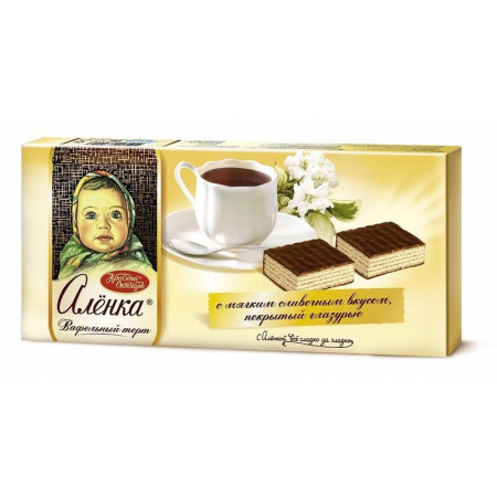Торт вафельный Красный Октябрь Аленка 250 г Торт вафельный Красный Октябрь Аленка 250 г